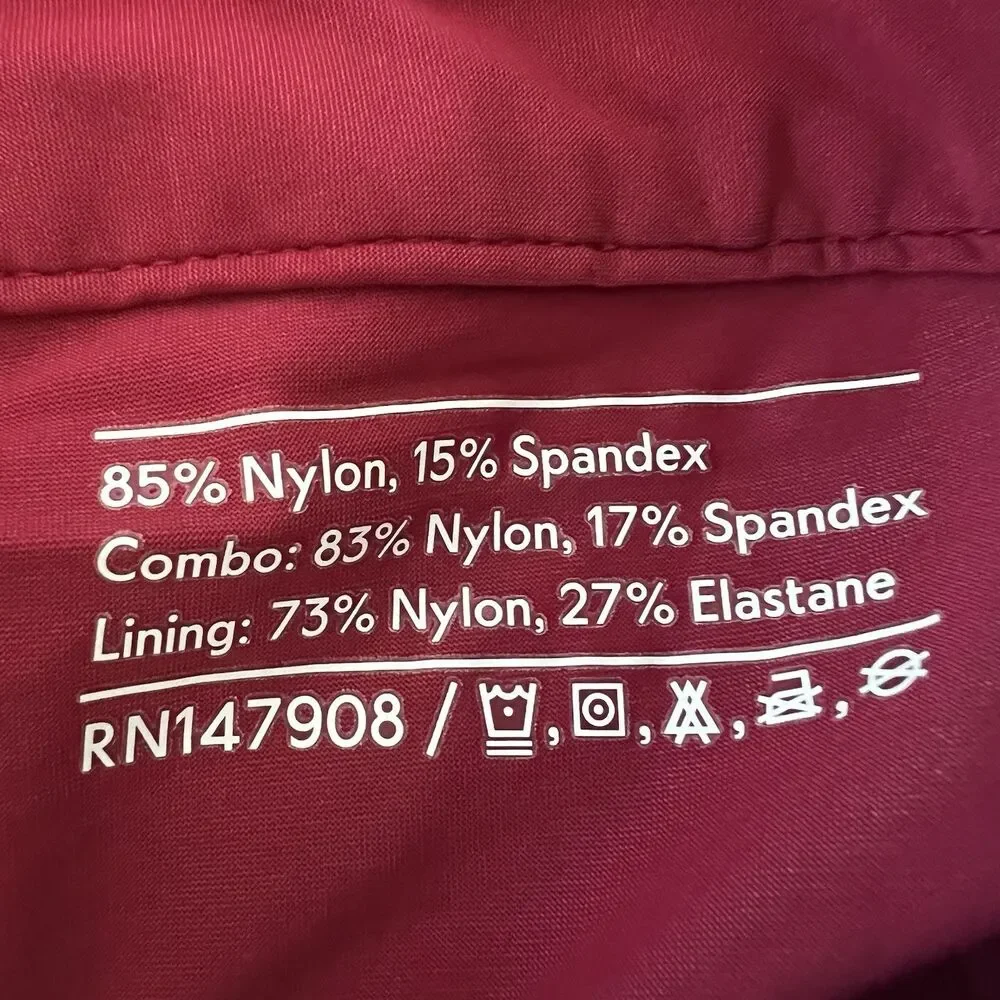 Outdoor Voices Skort Womens Medium Burgundy Activewear Golf Tennis Athleisure - Picture 5 of 7